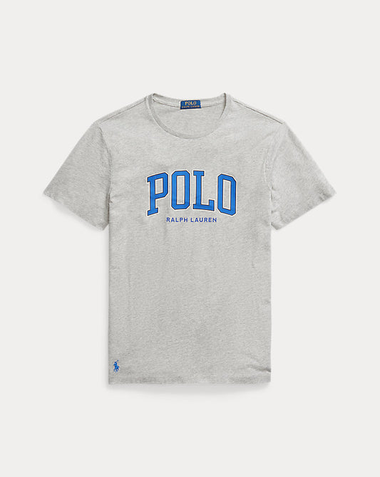 Custom Slim Fit Logo Jersey T-Shirt Andover Heather