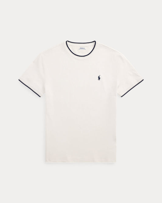 Classic Fit Stretch Mesh T-Shirt White