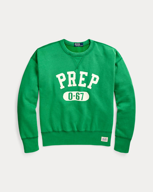 Vintage Fit Fleece Graphic Sweatshirt Cruise Green