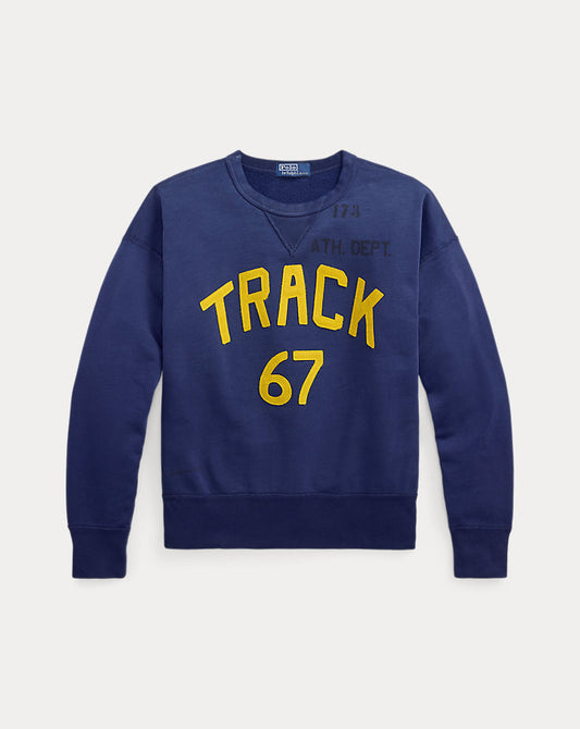 Vintage Fit Fleece Graphic Sweatshirt Newport Navy