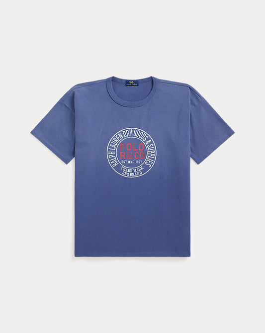 Classic Fit Jersey Graphic T-Shirt Old Royal