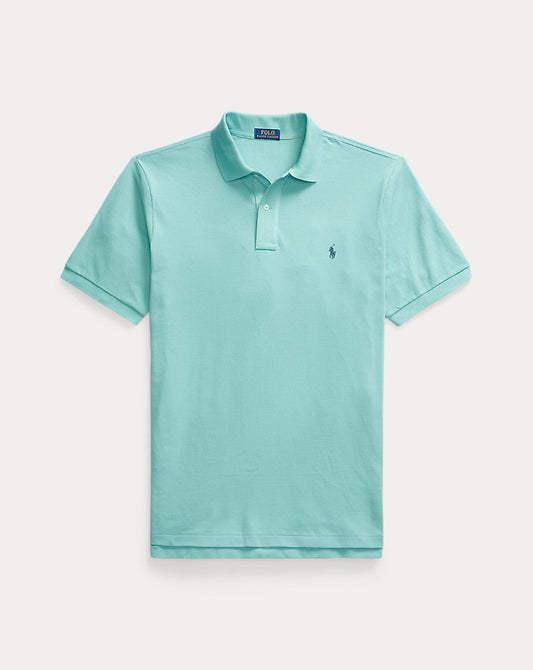 The Iconic Mesh Polo Shirt Deep Seafoam