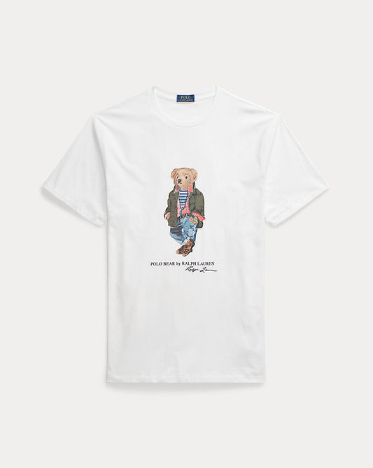 Polo Bear Jersey T-Shirt White Explorer Bear