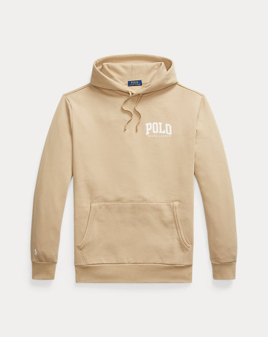Logo Fleece Hoodie Coastal Beige