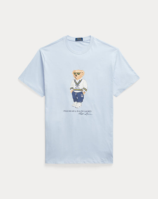 Polo Bear Jersey T-Shirt Cornflour Blue