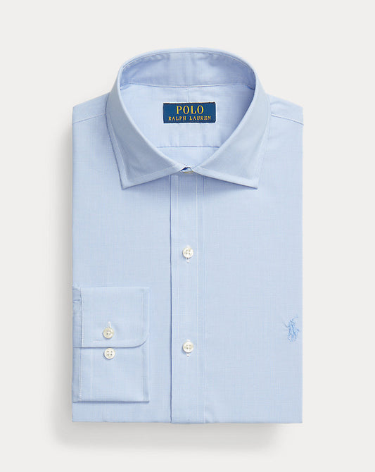 Regent Slim Fit Textured Shirt Blue White