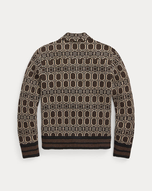 x Zefren-M Jumper Jacket Black/Cream Multi