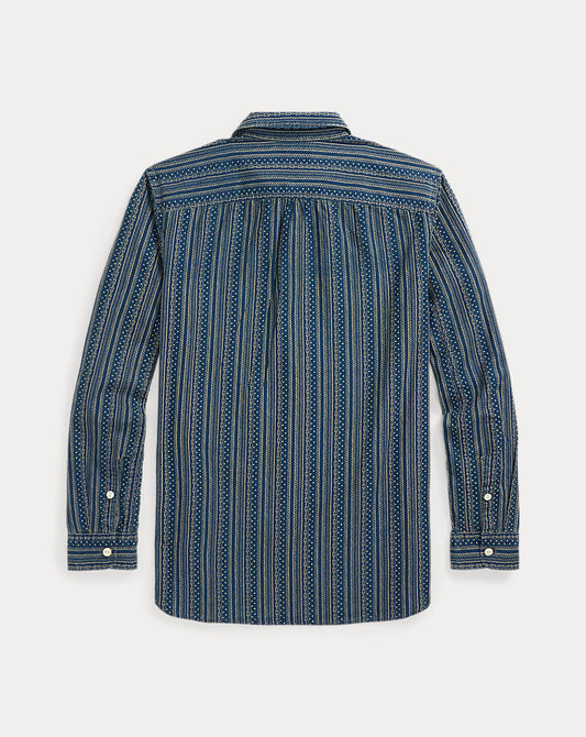 Indigo Print Workshirt Indigo