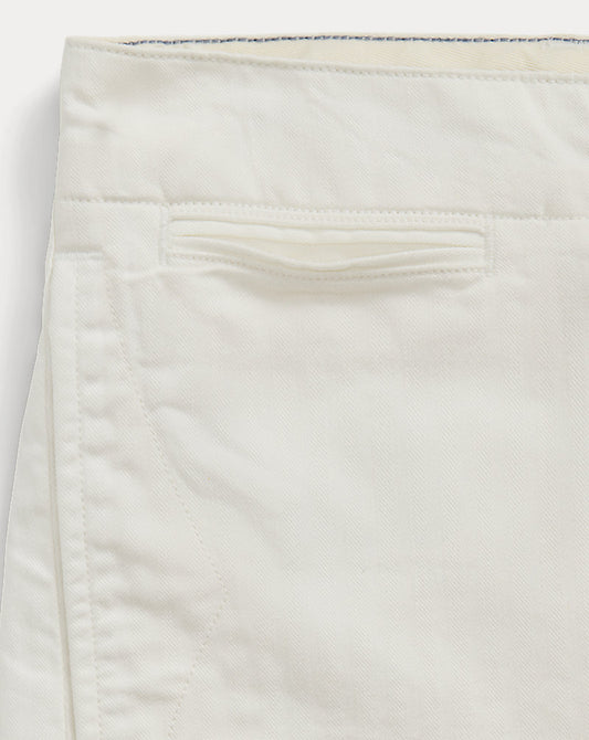 Herringbone Twill Officer's Trouser White