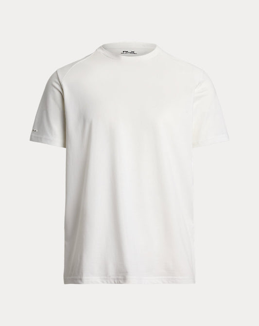 Performance Cotton-Blend Jersey T-Shirt Ceramic White