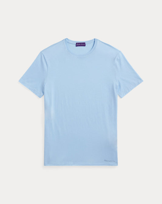 Lisle Crewneck T-Shirt Chambray Blue