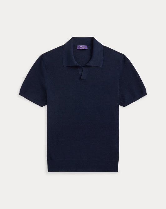 Textured Silk-Cotton Jumper Classic Chairman Navy