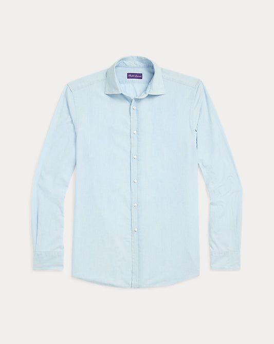 Washed Chambray Shirt Light Bermuda Wash