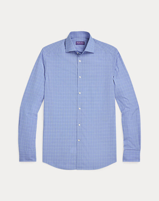 Glen Check Shirt Blue